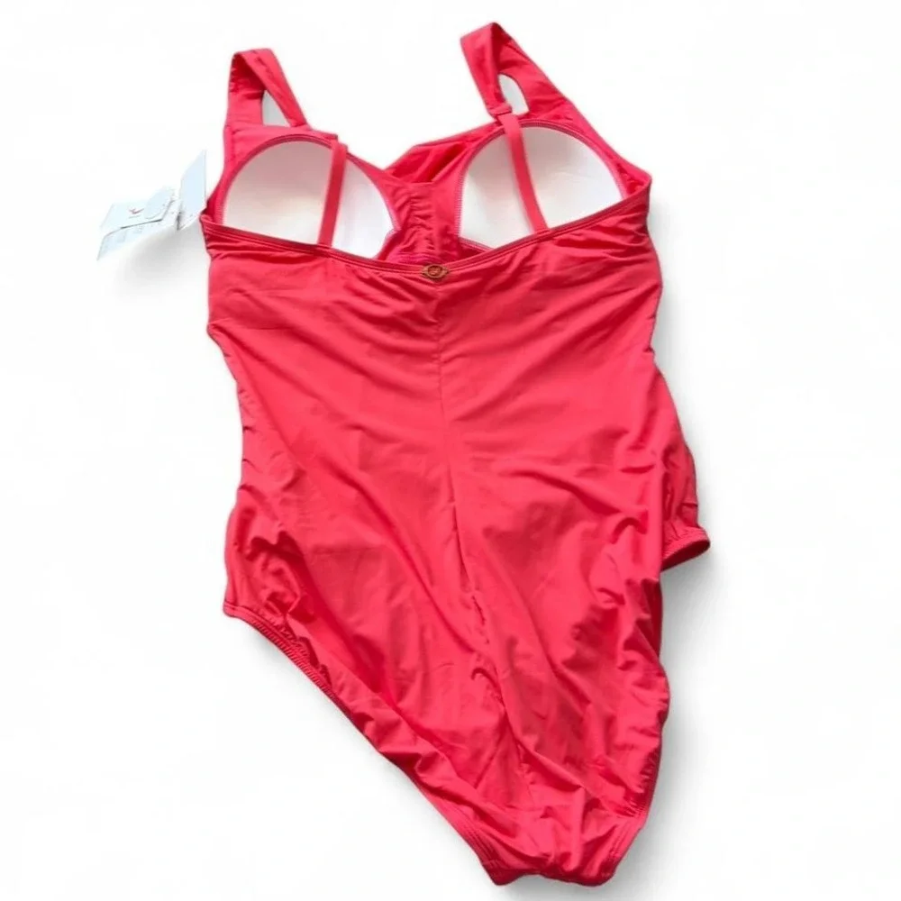 Jantzen Red‎ Tummy Control One Piece Swimsuit, Women's Size 18